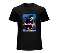 BRANBREIS Cocktail T Shirt Tom Cruise Bluray DVD Poster Black M