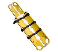 Brancard Médical Portable De Transfert Patient Avec Conception Pliable Et Réglable, Civière De Sauvetage En PE Avec Sangles De Maintien, Capacité 159 Kg Pour Ambulance, Pompiers
