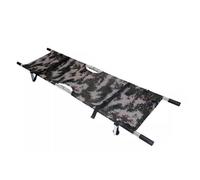Brancard Pliable en Aluminium avec Roues et poignée antidérapante - Transfert Multifonctionnel de Patients pour ambulances et stades - Design Camouflage numérique résistant