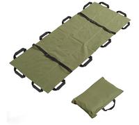 Brancard Pliant Portable Avec Poignées En Mousse,brancard Léger Pour Les Premiers Secours,brancard Pour Le Transport Des Patients Et Des Animaux,27.1 * 70 Pouces,capacité Charge 400 Livres(Green)