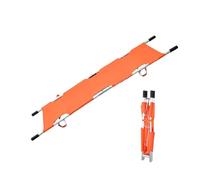 Brancard pliant pour urgences médicales, brancard d'ambulance portable en alliage d'aluminium avec poignées robustes, sangles pour le transfert des patients, premiers secours, hôpital, ambulance