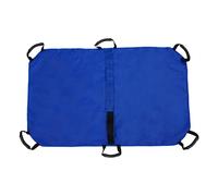 Brancard Sac de transport portable pliable pour chien avec 6 poignées anti-morsure jusqu'à 60 kg, pour animaux de compagnie d'urgence (bleu)