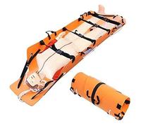 Brancard Souple Enroulable pour Sauvetage d'Urgence, Civière Légère pour Espaces Confinés, Secours en Montagne et Incendie avec Sac de Transport pour un Stockage Facile