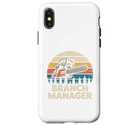 Branch Manager Tronçonneuse Design Rétro Coque pour iPhone X/XS