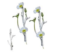 Branch-Shaped Flower Insert Brooch,DIY Wearable Flower Bouquet Brooch Holder Clip,Bouquet Holder Lapel Pins Holding 4 Fresh Or Dried Flowers (2)