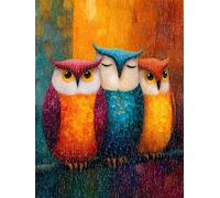 Branche Animal Hibou Puzzle de 300 Pièces pour Adultes, 40x28cm Puzzles Classiques 300 pièces Adultes, Puzzle Stimulant Parfait pour Les Soirées de Jeu