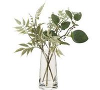 Branche dans vase à eau artificielle plastique vert clair - J-line - Vert - Plastique Vert G