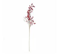 Branche De Baies Déco ""soir"" 73cm Rouge