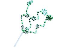 Branche de bonbons artificiels - Décoration de sapin de Noël pour vase, arrangement floral, décoration de fête de vacances, décoration de Noël incassable