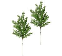 Branche de cyprès artificielle, branche de cyprès pour décoration de Noël, décoration florale, décoration de Noël, branches pour vase floral, branche artificielle pour guirlande, couronne, arrangement
