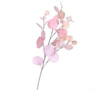 Branche de feuilles d'eucalyptus artificielles pour décoration d'hôtel et de lieu, design réaliste (rose automne)