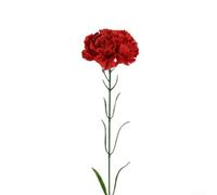 Branche de fleurs artificielles fabriquée avec des pétales en soie, parfaite pour les paniers de fleurs, la décoration de la maison et les arrangements floraux (rouge foncé)