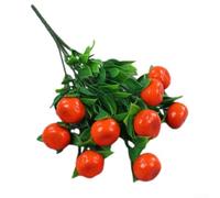 Branche de fruits artificiels en mousse 35 cm (oranges)