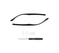 Branche De Lunette De Rechange 1 paire de branches lunettes, dent simple, double, remplacement, réparation, accessoires(Black-B)