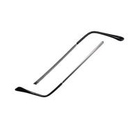 Branche De Lunette De Rechange 1 paire de branches lunettes en métal rechange for, accessoires réparation(Grey)