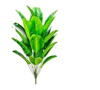 Branche De Sapin 1 bananier Artificiel à 24 Feuilles, Fausses de Palmier, Feuille Monstera, Grand Tropical, véritable Plante Verte au Toucher, décoration d'intérieur(18 Leaves-80cm)