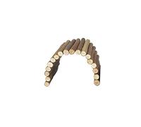 Branche de saule pour petit animal de compagnie, accessoires molaires pour hamster, échelle d'escalade, clôture, pont, jouet, branche, 15 x 25 cm