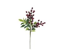Branche d'olivier artificielle - 39 cm | Apportez une élégance botanique naturelle à votre intérieur avec une tige de baies d'olivier artificielle réaliste de 39 cm.
