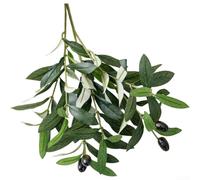 Branche d'olivier artificielle 48 cm Vert réaliste