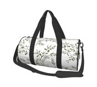 Branche D'Olivier Nourriture Et Boissons Dessinées À La Main, Sac de Voyage de Grande capacité, Sac à Main Rond, Sac de Voyage de Sport, fourre-Tout, Sac de Fitness