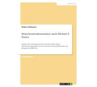 Branchenstrukturanalyse nach Michael E. Porter: Analyse der Lieferantenmacht und der Gefahr durch Substitutionsprodukte in der deutschen Automobilbranche am Beispiel der BMW AG