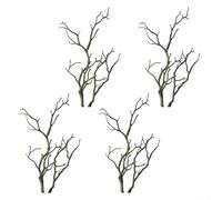 Branches artificielles fabriquées à la main avec motif de bois de cerf pour un style d'intérieur personnalisé et des événements d'échange sans conditions générales (vert)