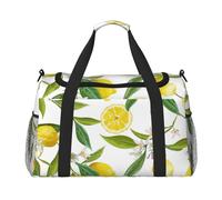 Branches de citronnier Exotiques à Motifs, délicieuses !,Sacs de Sport, Sacs de Voyage bandoulière pour Le Sport, Sacs de Voyage Grande capacité pour Femmes et Hommes