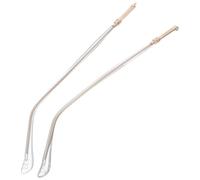 Branches de Lunettes de Remplacement en Métal, Alliage, Réparation | Installation Facile, Maintien Sûr Derrière L’oreille, pour Montures et Opticiens, Vis et Embouts