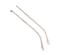 Branches de Lunettes Outils de réparation lunettes en métal transparent antidérapant, remplacement des branches(Gold)