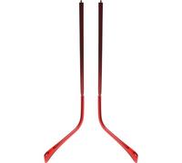 Branches de Lunettes Universelles en Métal et Résine, Lot de 1 Paire | Rouge, Embouts Transparents, Pièces de Réparation pour Lunettes et Solaires, Maintien Confortable
