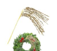 Branches de pin de Noël à paillettes, tiges à paillettes pour arbre de Noël | Décoration de Noël - Fausses tiges de brindilles, ornements, bâtons décoratifs, Branches pour Vase de vacances, 24 pouces
