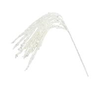 Branches de pin de Noël pailletées - Bâtonnets décoratifs de 60 cm | Fausses brindilles de tige pour présentoir de Noël dans un vase, accent festif à la maison d'hiver, pièce D