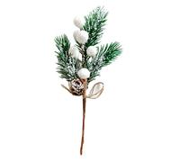Branches de pin de Noël - Tiges de Baies de Houx, décorations de Noël aux Fruits Rouges | Accessoires de Branches Florales de noël, de Simulation, Petites Branches de Fruits à Baies Rouges po