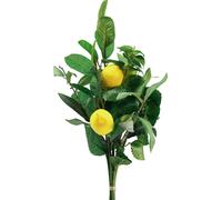 Branches décoratives Citrons artificiels Olives 50cm Vase Méditerranée Décoration d'été