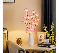 Branches lumineuses à LED, décoration de printemps, arbre lumineux d'intérieur avec 20 ampoules LED, alimentées par piles, réglables, décoration esthétique, guirlande lumineuse pour le printemps,