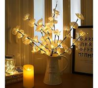 Branches Lumineuses Décoratives - Lot de 3 Pour Décoration Extérieure et Intérieure - 20 LED Noel Light Up Branche Fleur Pour Saint-Valentin