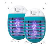 Branchez Zapper - Lampe À Piège Électrique Ganut Avec Grille Lumineuse UV | Catcher De Tueur D'insectif Lampe Anti-insectes, Moucherons, Nuisibles, Prise Électrique UV, Dispositif Anti-