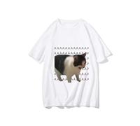 Brand-dashcos T-Shirt drôle avec Chat t-Shirt avec mème Chat AAAA Graphique Original avec Slogan t-Shirts pour Les Amoureux des Chats Cadeaux pour Hommes et Femmes