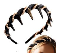 Brand De Cheveux, Bandeau Vintage Avec Dents, Femmes De Bande Non Glissées, Conception De Poignée Sécurisée, Amélioration Du Contour Pour Le Visage, 14 Cm, Pour Une Usure Quotidienne Lors De L'événeme