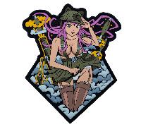 Brand Element Patch "Anime Girl" Pink
