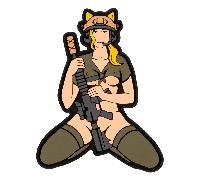 Brand Element Patch "Cat girl" Blonde