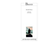 Brand - Henrik Ibsen - Actes Sud-Papiers - broché - Théâtre