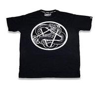Brand Hot Liquor Brand Herren Serpent Pentagram T Tee Shirt.Tattoo Biker Custom Clothing Style Tee Shirt Black 3XL