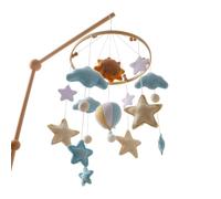 Brand Kids Nursery Mobile - Handmade Wooden Hanging Ornament Decor