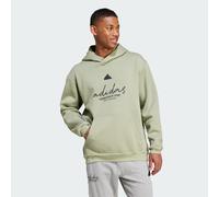 Brand Love Fleece Hoodie Tent Green S