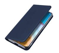 BRAND SET Coque pour Motorola Edge 20 Lite/Edge 20 Fusion Coque Portefeuille Fin à Rabat avec Fonction Support et Fente pour Carte/Verrou Magnétique Invisible Étui pour Moto Edge 20 Lite(Bleu)