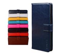 Brand Set Coque pour Nokia 2.3 Flip Cover Couverture de Style Portefeuille en Simili Cuir Coque Portefeuille Étui Convient à Nokia 2.3(Bleu foncé)