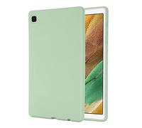 BRAND SET Coque pour Samsung Galaxy Tab S6 Lite 10.4"(2022), Étui Protecteur Silicone Liquide, Coque Doux au Toucher avec Doublure en Tissu Microfibre Convient Étui pour Galaxy Tab S6 Lite-Vert