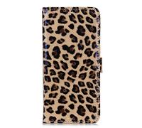 BRAND SET Coque pour Xiaomi Mi 10T Lite 5G Couverture de Premium en Similicuir de Style Portefeuille avec verrou Magnétique de Sécurité et Fonction(Motif léopard)