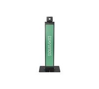 Compulocks Brandable VESA Floor Stand for Screens Up to 32 Inches - Pied - pour Écran LCD - personnalisable, avec grande plaque de base - noir - Taille d'écran : jusqu'à 32 pouces - posé sur le sol No